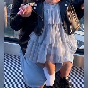 GAP Baby Tiered Skirt in Soft Blue